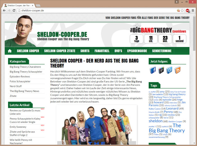 Für The Big Bang Theory Fans